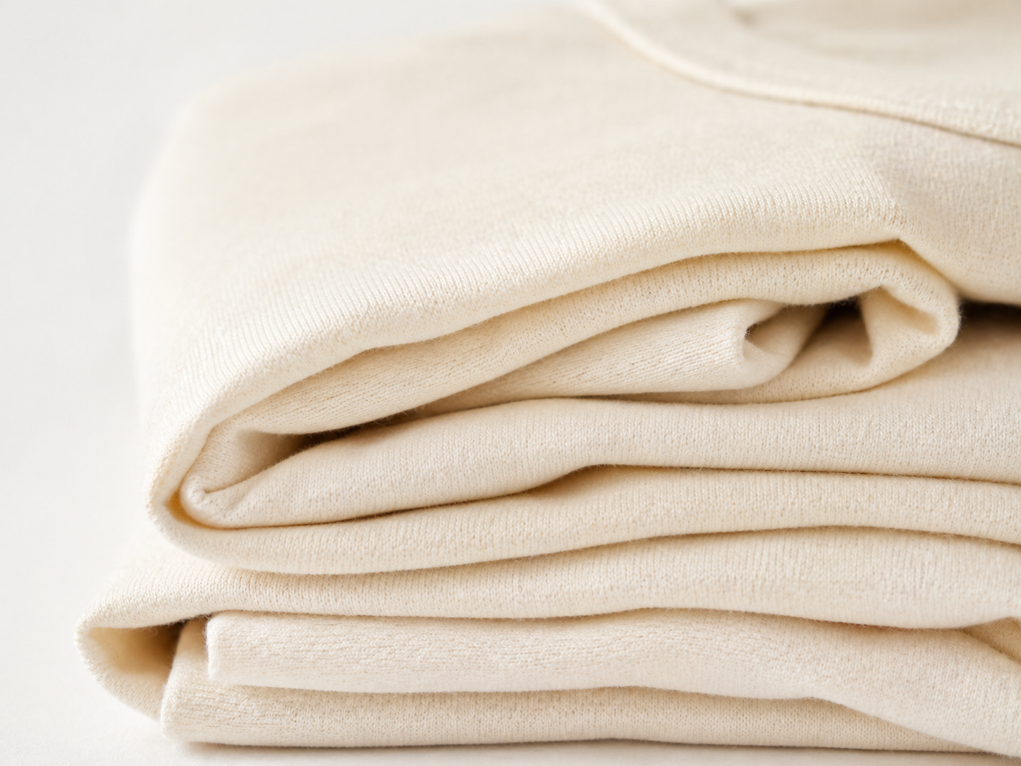 Close-up of KinderLayer organic cotton fabric